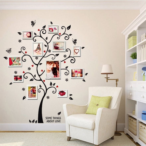 3D DIY Removable Photo Tree Wall Stickers