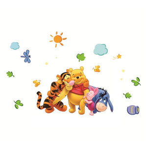 Winnie the Pooh friends Wall Stickers