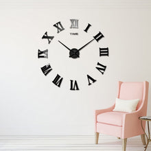 Load image into Gallery viewer, 3D Big Mirror Clock Wall Stickers