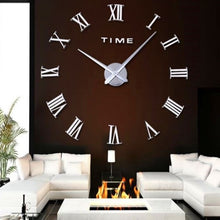 Load image into Gallery viewer, 3D Big Mirror Clock Wall Stickers