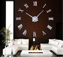 Load image into Gallery viewer, 3D Big Mirror Clock Wall Stickers