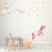 Load image into Gallery viewer, Cartoon Unicorn Star Wall Stickers
