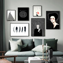 Load image into Gallery viewer, Ring Woman Feather Wall Pic